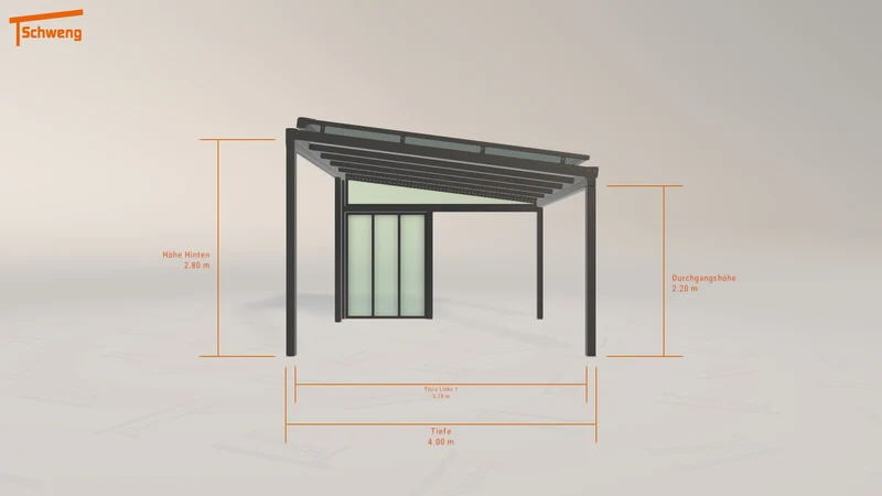 #AT Schweng Terrassenüberdachung S400 (ID 77xmzp)