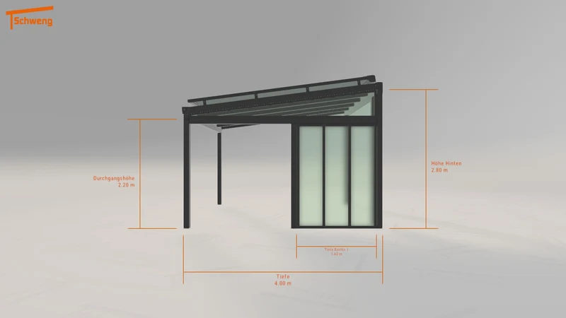#AT Schweng Terrassenüberdachung S400 (ID 77xmzp)