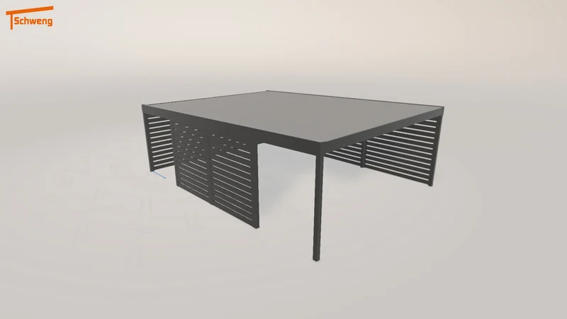 #DE Schweng Flachdachcarport C600 (ID 77xmnp) #MTG