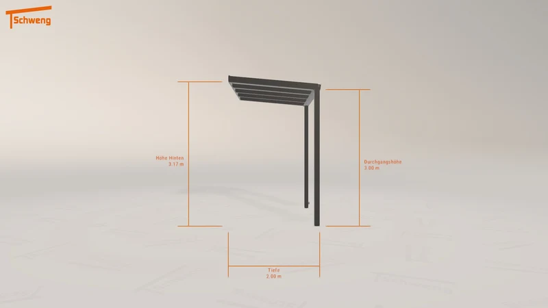 #DE Schweng Terrassenüberdachung S350 (ID w379ng)