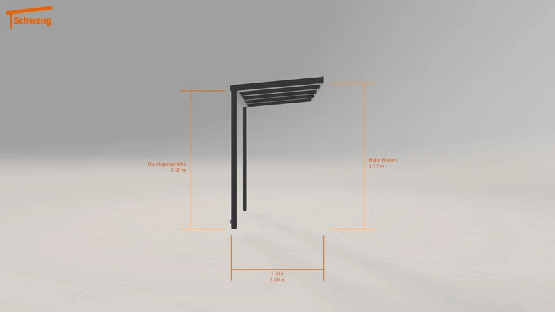 #DE Schweng Terrassenüberdachung S350 (ID w379ng)