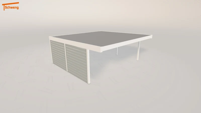 #DE Schweng Flachdachcarport C600 (ID dv5yw8) #MTG