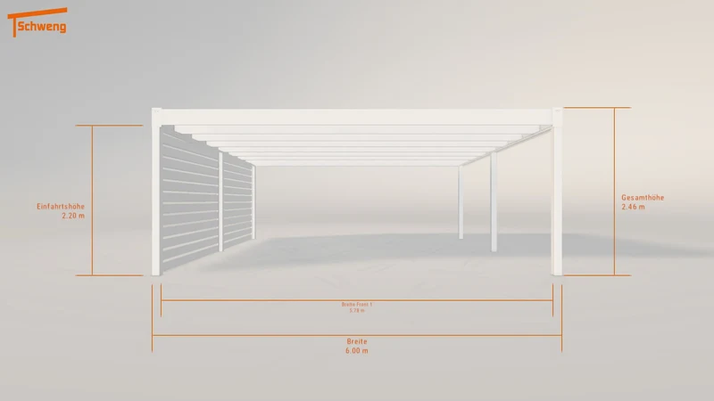 #DE Schweng Flachdachcarport C600 (ID qdjk3y) #MTG