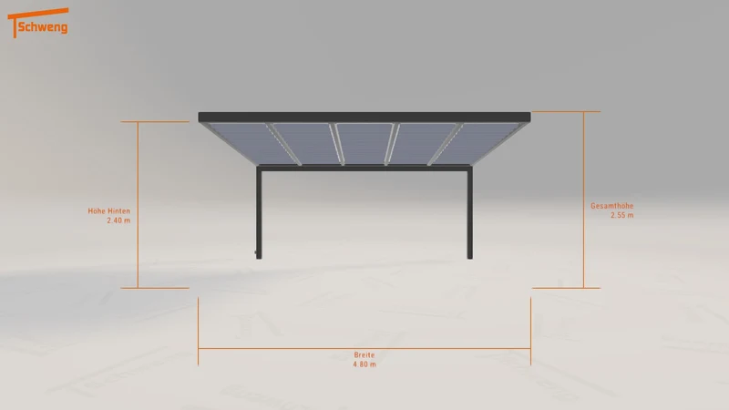 #DE Schweng Terrassenüberdachung S350 (ID 33wvwx)