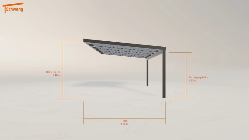 #DE Schweng Terrassenüberdachung S350 (ID 33wvwx)