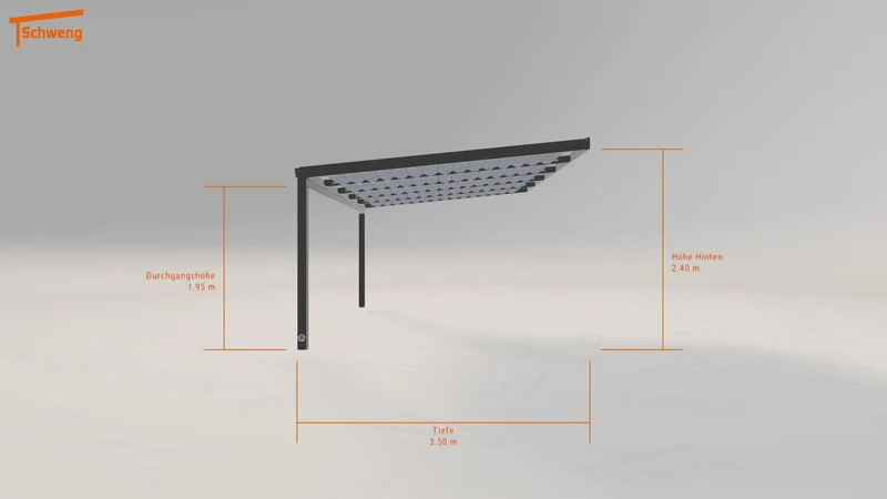 #DE Schweng Terrassenüberdachung S350 (ID 33wvwx)
