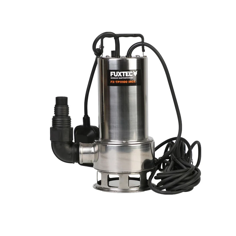 B-WARE FUXTEC Tauchpumpe - Schmutzwasserpumpe FX-TP11000 INOX (Edelstahl) - 1100 Watt