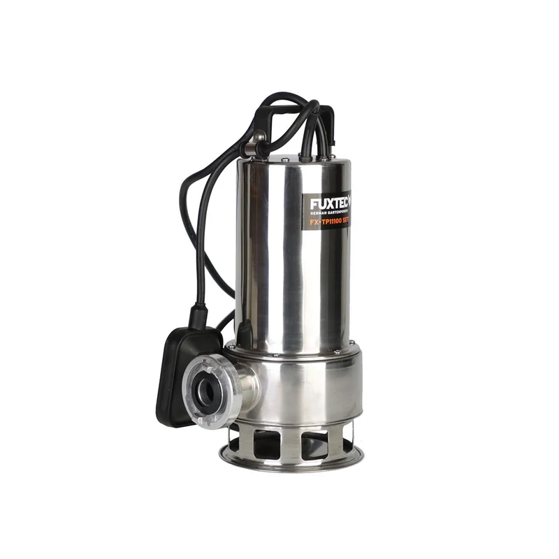 B-WARE FUXTEC Tauchpumpe - Schmutzwasserpumpe FX-TP11000 INOX (Edelstahl) - 1100 Watt