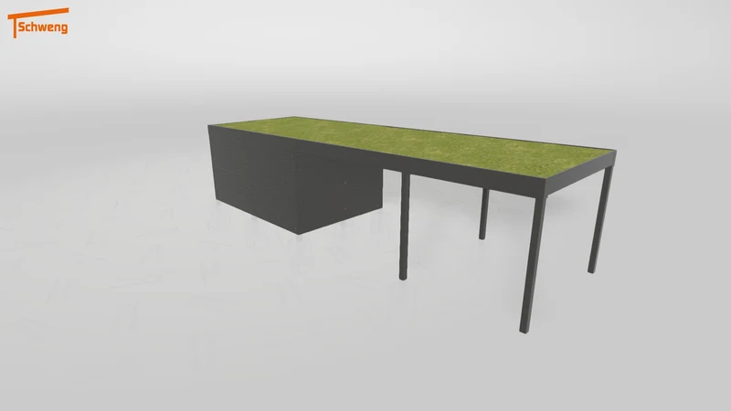 #DE Schweng Flachdachcarport C600+ (ID 2q8xn9) #MTG