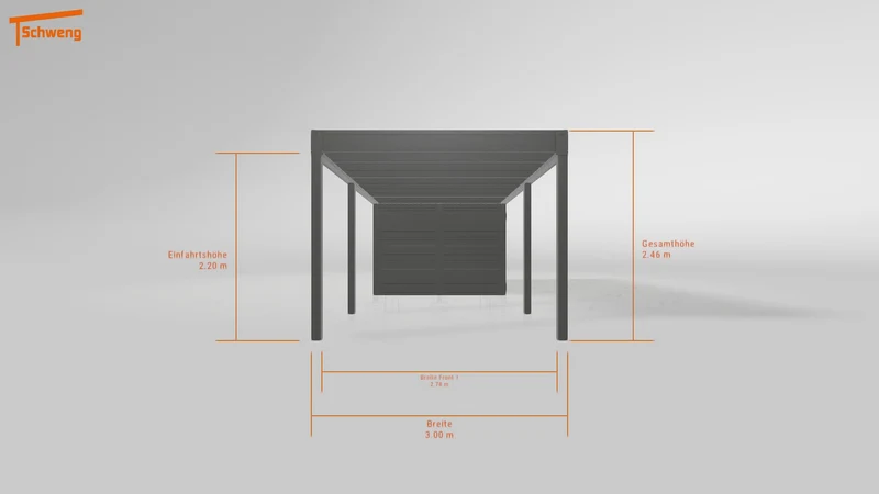 #DE Schweng Flachdachcarport C600+ (ID 2q8xn9) #MTG