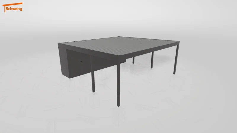 #DE Schweng Flachdachcarport C600 (ID 33j849) #MTG
