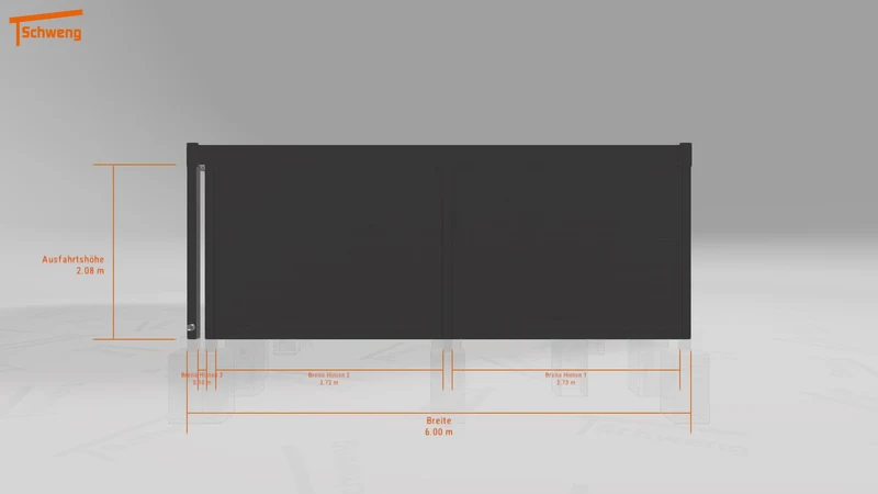 #DE Schweng Flachdachcarport C600 (ID 33j849) #MTG