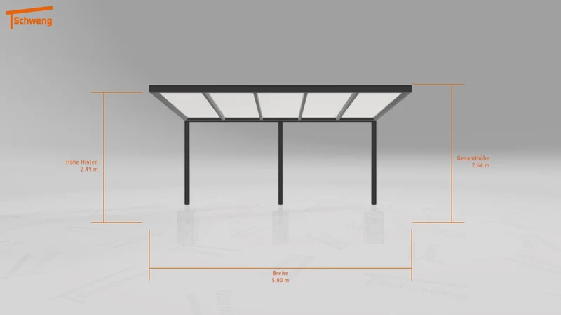 #DE Schweng Terrassenüberdachung S350 (ID ygj74z)