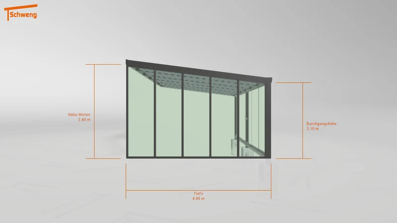 #DE Schweng Terrassenüberdachung S400 (ID jj89k7)