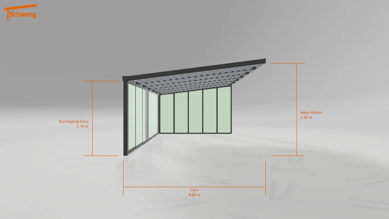 #DE Schweng Terrassenüberdachung S400 (ID jj89k7)