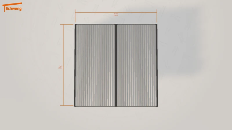#DE Schweng Flachdachcarport C600+ (ID 2qjqrj)