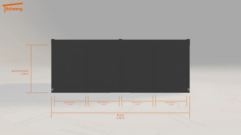 #DE Schweng Flachdachcarport C600+ (ID dv5vpq) #MTG
