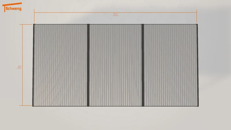 #DE Schweng Flachdachcarport C600+ (ID 42z2dy)