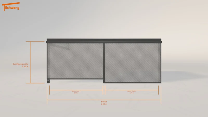 #DE Schweng Terrassenüberdachung S400 (ID 33w3vy)
