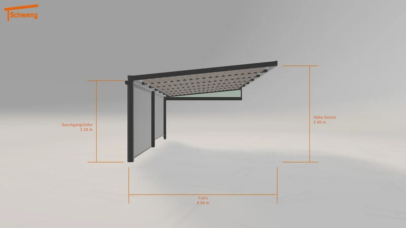 #DE Schweng Terrassenüberdachung S400 (ID 33w3vy)