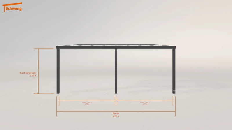 #DE Schweng Terrassenüberdachung S350 (ID zbrgyz)