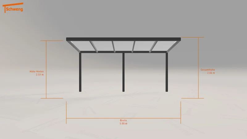 #DE Schweng Terrassenüberdachung S350 (ID 3398by)