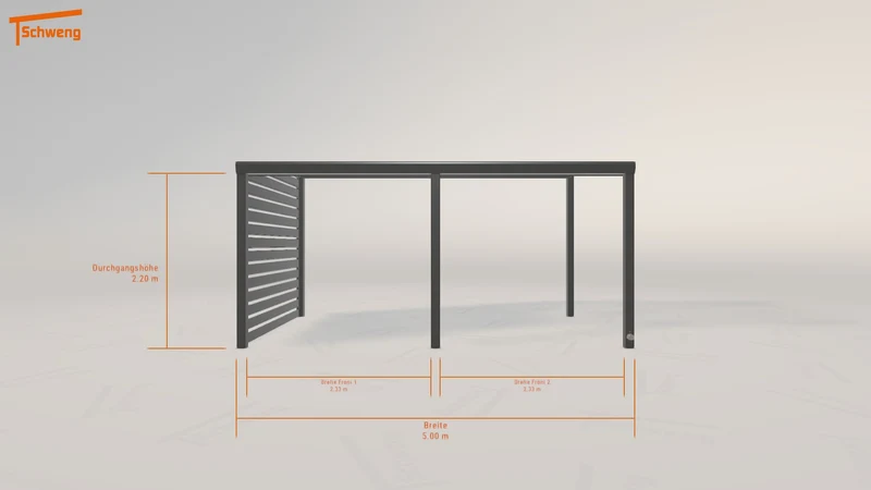 #DE Schweng Pultdachcarport S350 (ID x7qnp8) #MTG