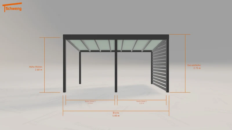 #DE Schweng Pultdachcarport S350 (ID x7qnp8) #MTG