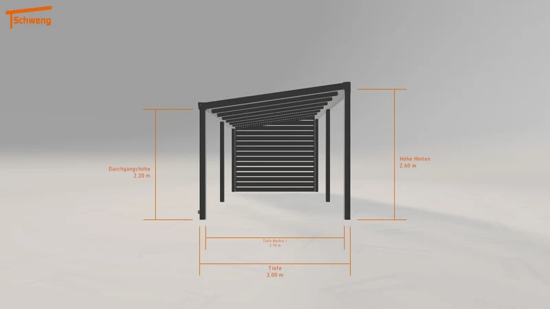 #DE Schweng Pultdachcarport S350 (ID x7qnp8) #MTG
