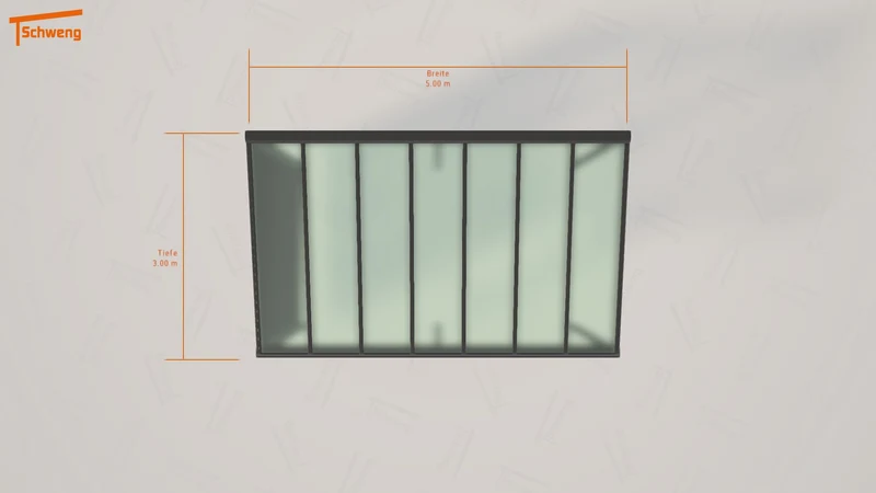 #DE Schweng Pultdachcarport S350 (ID x7qnp8) #MTG