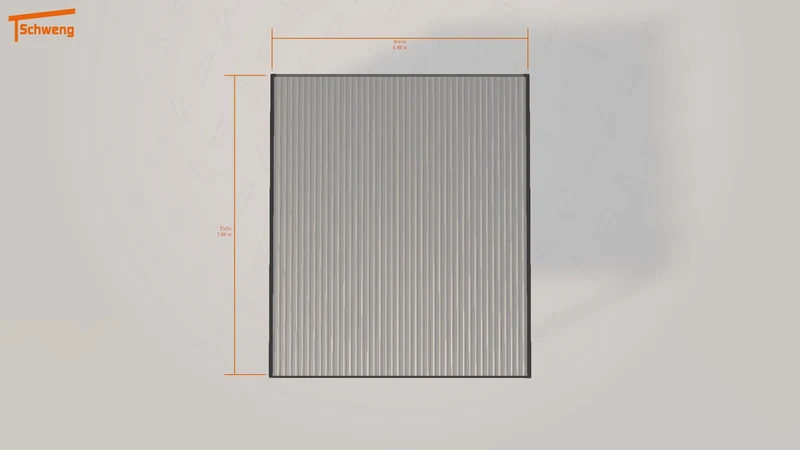 #DE Schweng Flachdachcarport C600+ (ID 5mnk73)