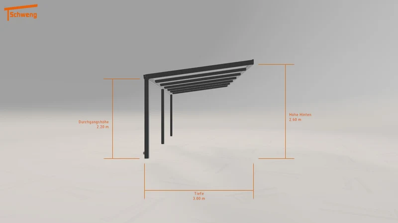 #DE Schweng Terrassenüberdachung S350 (ID g78xv2)