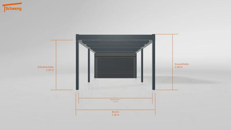 #DE Schweng Flachdachcarport C600 (ID k2jybb) #MTG