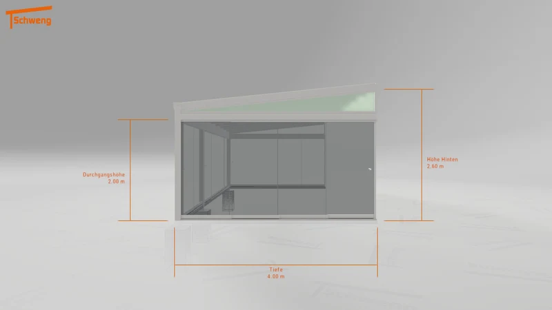 #DE Schweng Terrassenüberdachung S400 (ID 85prw7)