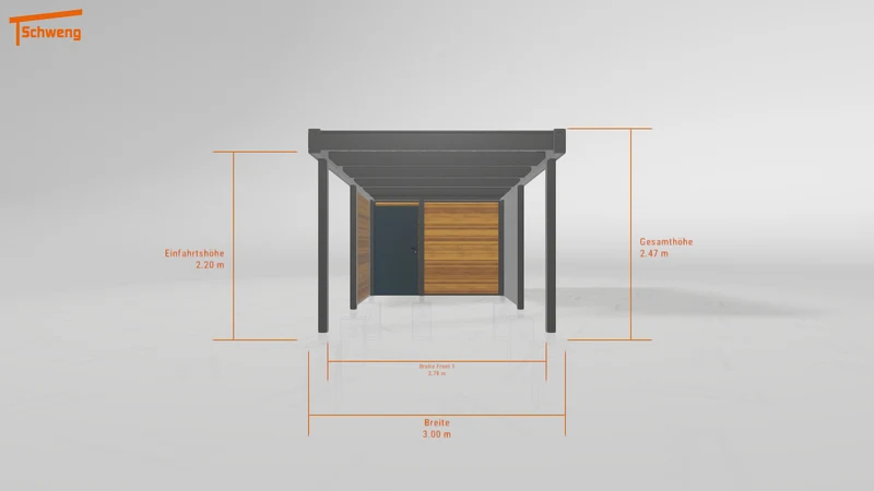 #DE Schweng Flachdachcarport C600 (ID x78kmn) #MTG