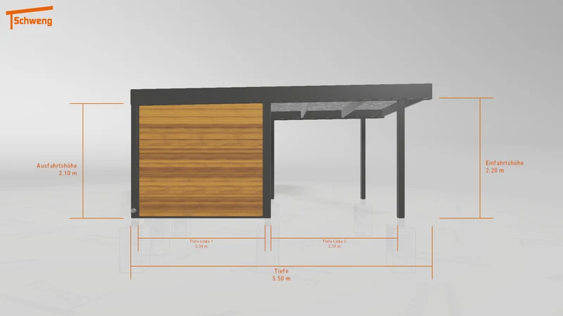 #DE Schweng Flachdachcarport C600 (ID x78kmn) #MTG