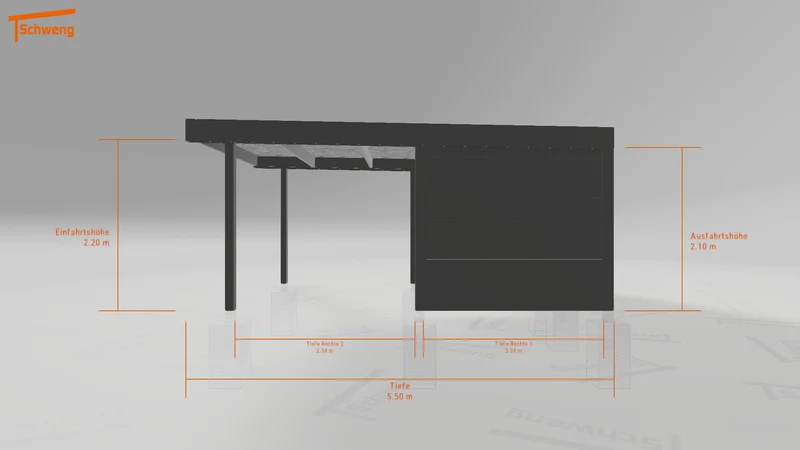 #DE Schweng Flachdachcarport C600 (ID x78kmn) #MTG