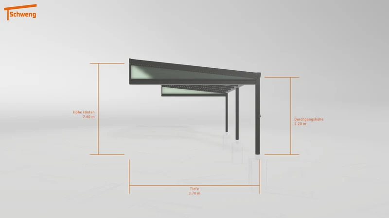 #DE Schweng Terrassenüberdachung S400 (ID n5mx5b)