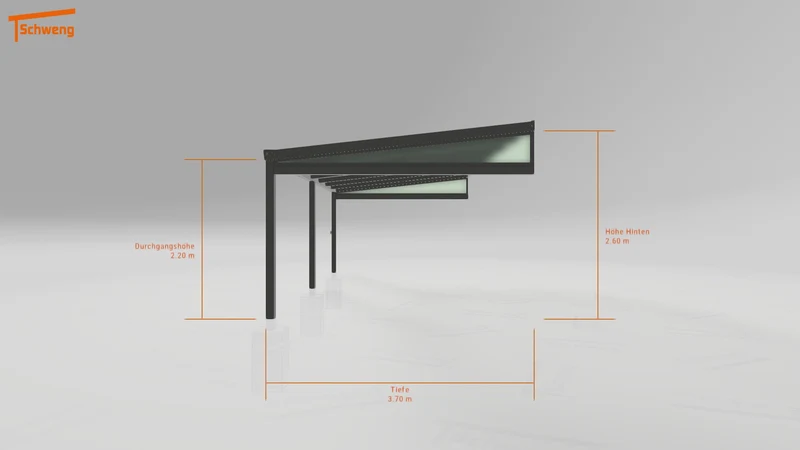 #DE Schweng Terrassenüberdachung S400 (ID n5mx5b)