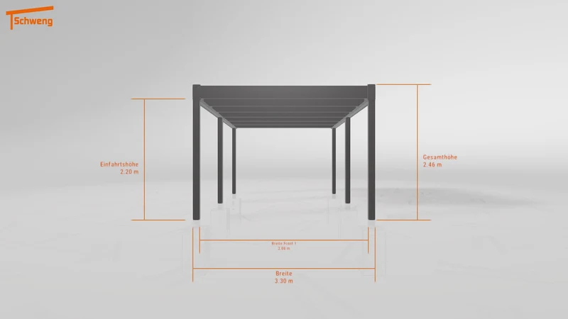 #DE Schweng Flachdachcarport C600+ (ID jj89j8) #MTG