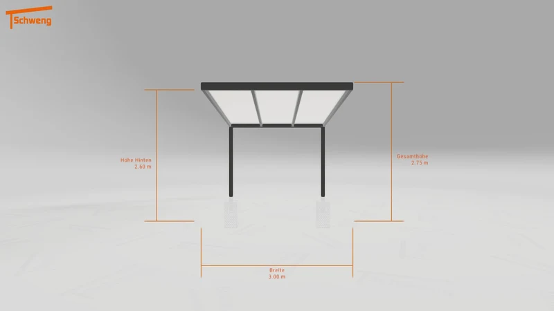 #DE Schweng Terrassenüberdachung S400 (ID ygjng8)