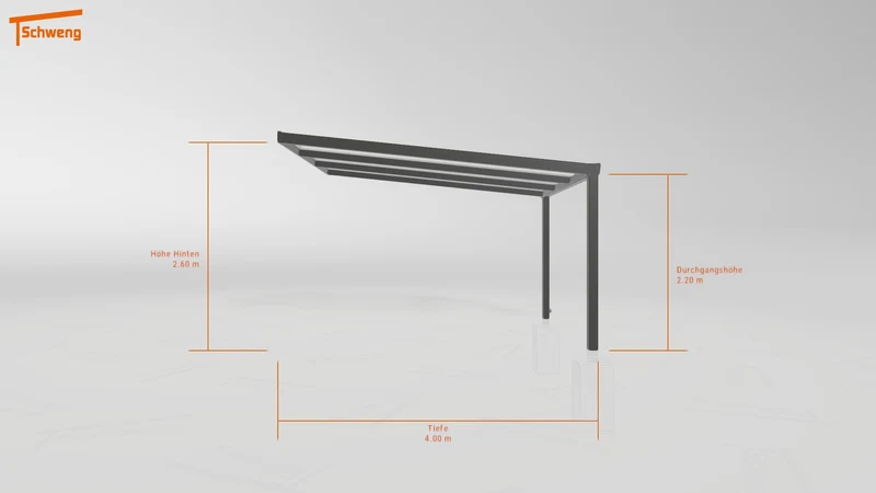 #DE Schweng Terrassenüberdachung S400 (ID ygjng8)
