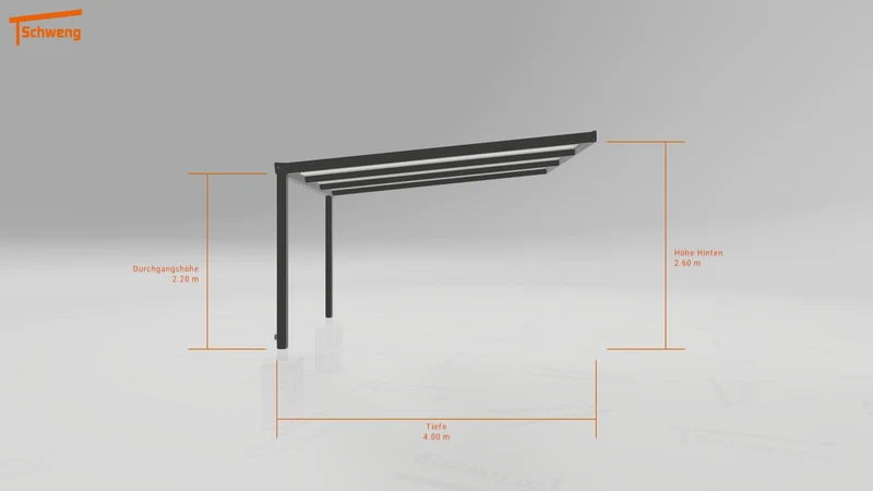 #DE Schweng Terrassenüberdachung S400 (ID ygjng8)