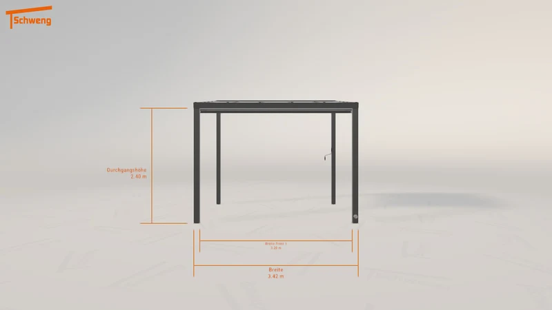 #DE Schweng Terrassenüberdachung S350 (ID 77q7n7)
