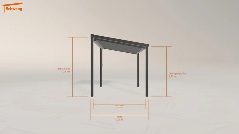 #DE Schweng Terrassenüberdachung S350 (ID 77q7n7)