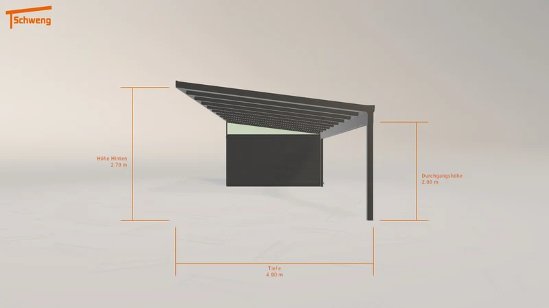 #DE Schweng Terrassenüberdachung S400 (ID w34nyz)