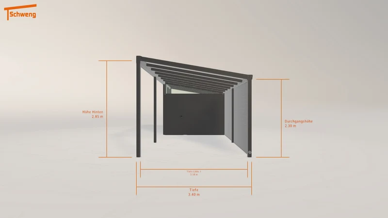 #DE Schweng Pultdachcarport S400 (ID v4zrrp)