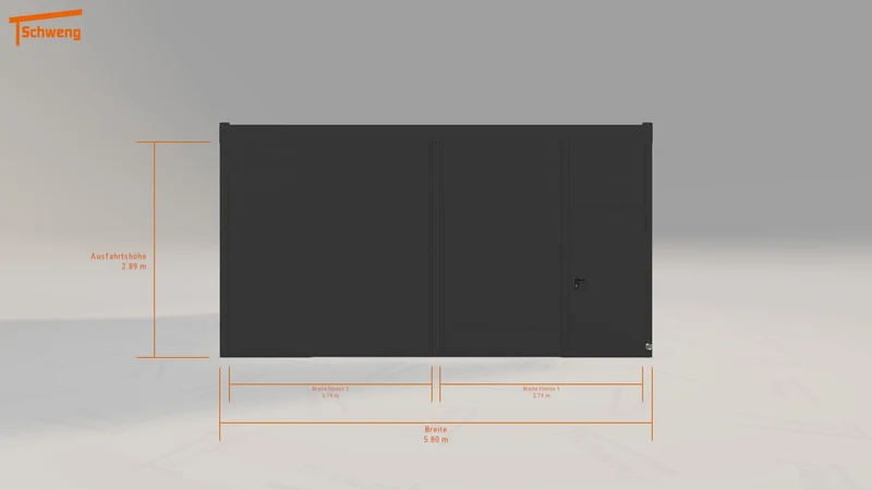 #DE Schweng Flachdachcarport C600 (ID w3794z) #MTG