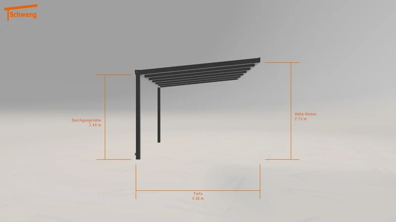 #DE Schweng Terrassenüberdachung S400 (ID g78xrn)