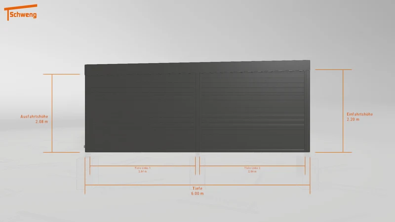 #DE Schweng Flachdachcarport C600 (ID w3xr9b) #MTG